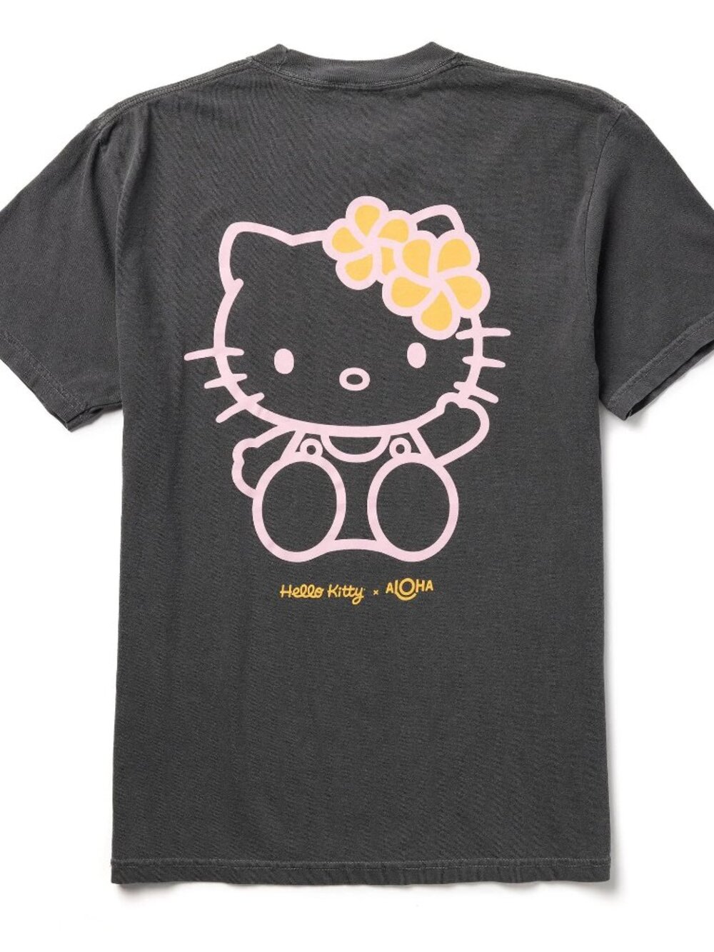 NWT Aloha Collection x Hello Kitty Short Sleeve Charcoal T-Shirt